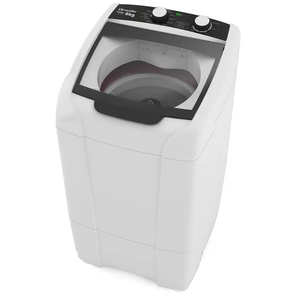 Máquina de Lavar Mueller 8kg Automática Energy com Ciclo Rápido e Filtro Fiapos