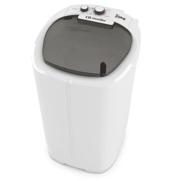 Tanquinho de Lavar Roupa Mueller Big 20 kg com Sistema de Drenagem no Painel