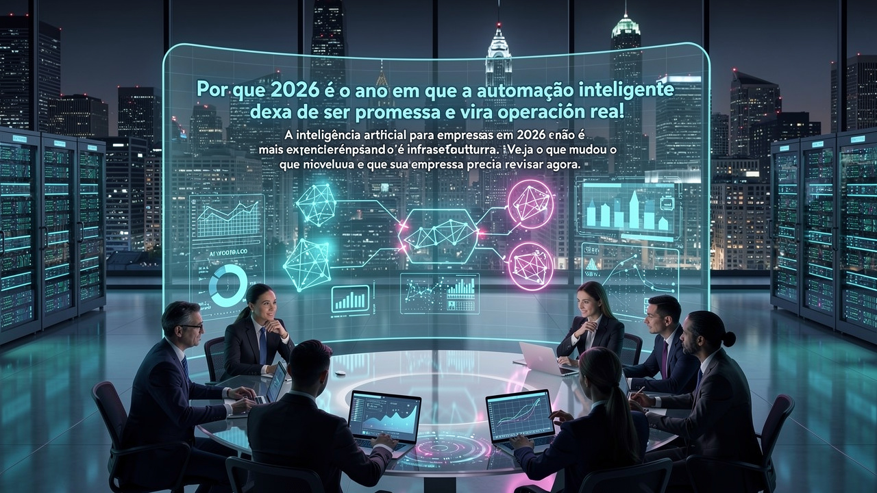 Por que 2026 é o ano em que a automação inteligente deixa de ser promessa e vira operação real