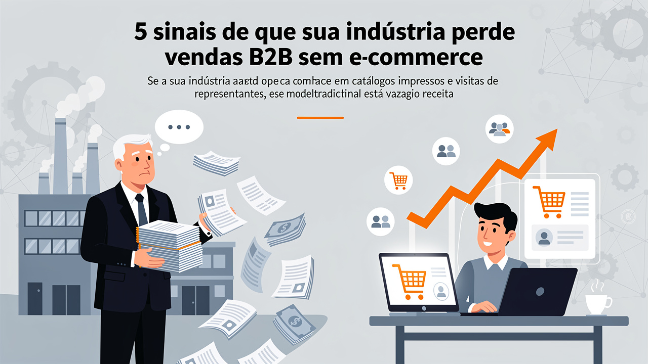 5 sinais que sua indústria perde vendas B2B sem um e-commerc