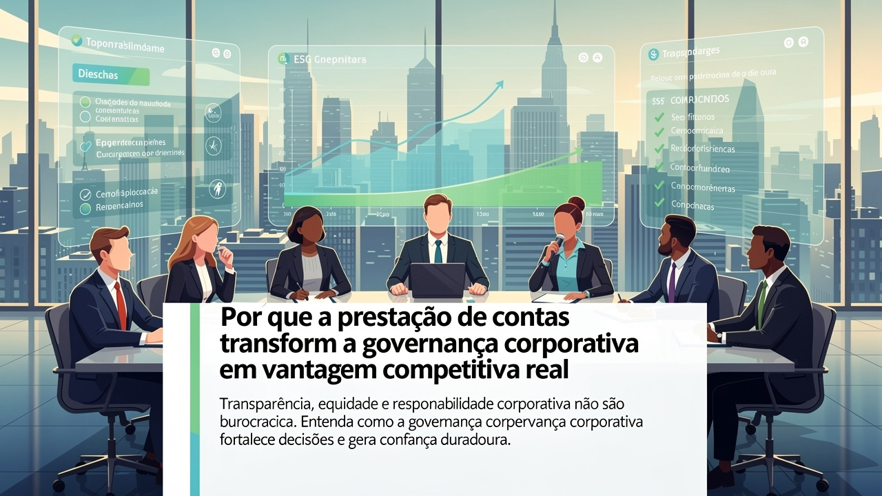 Por que a prestação de contas transforma a governança corporativa em vantagem competitiva real