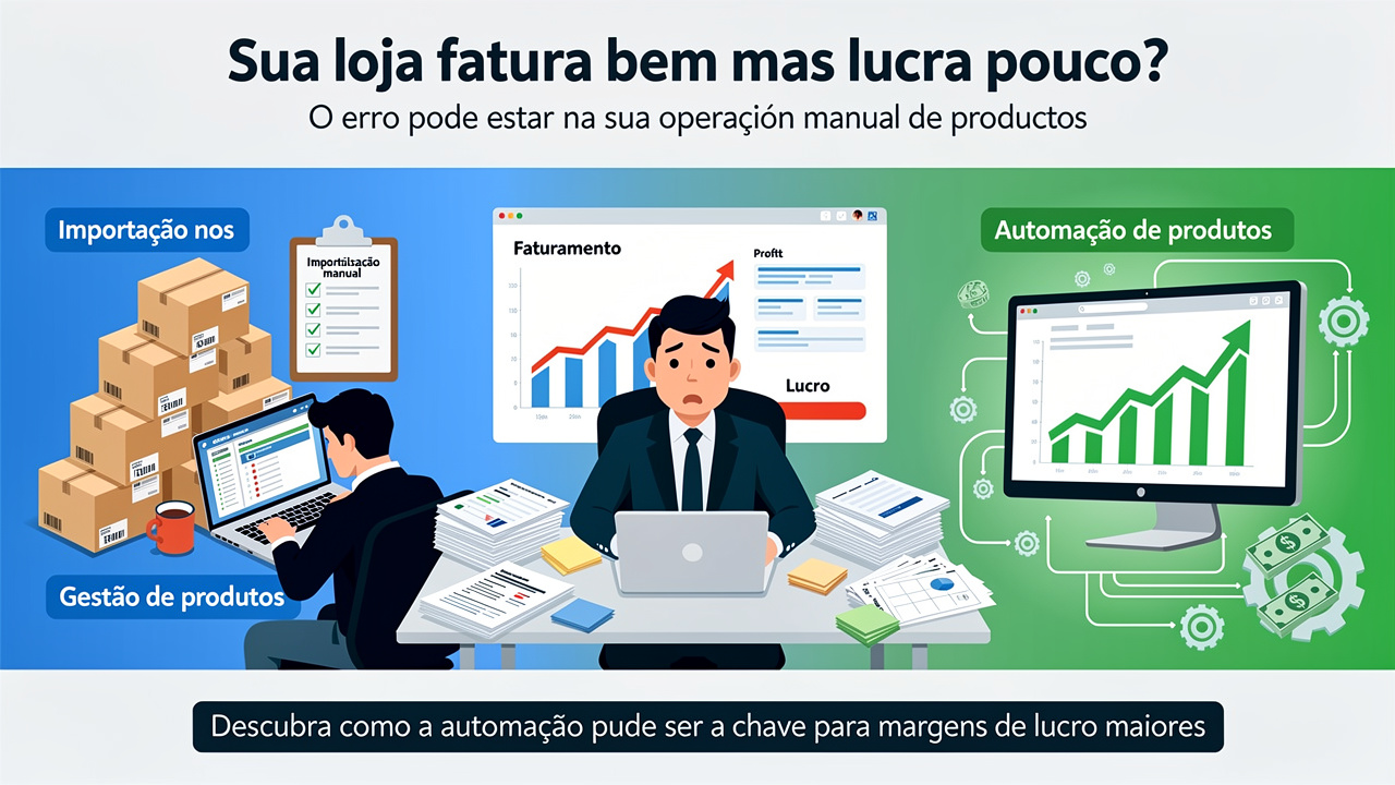 Sua loja fatura bem mas lucra pouco? O erro pode estar na sua operação manual de produtos