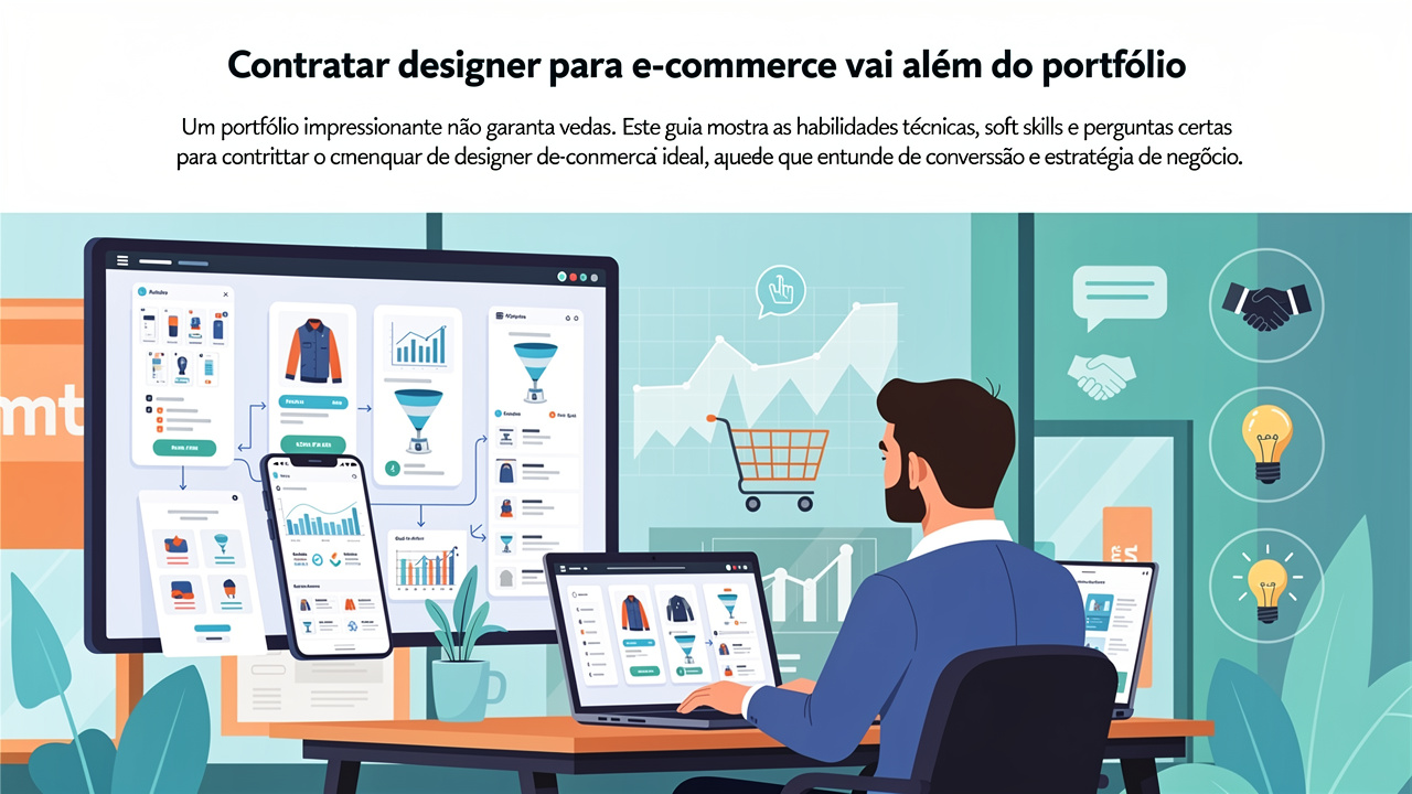 Contratar designer para e-commerce vai além do portfólio