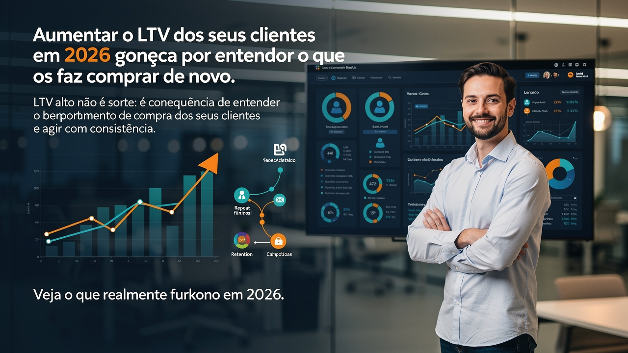 Aumentar o LTV dos seus clientes em 2026 começa por entender o que os faz comprar de novo