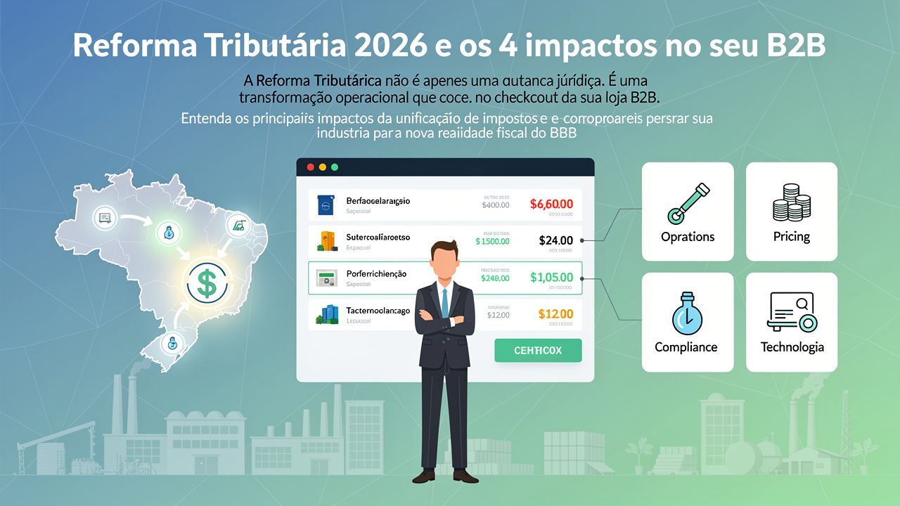 Impactos da Reforma Tributária 2026 no seu e-commerce B2B