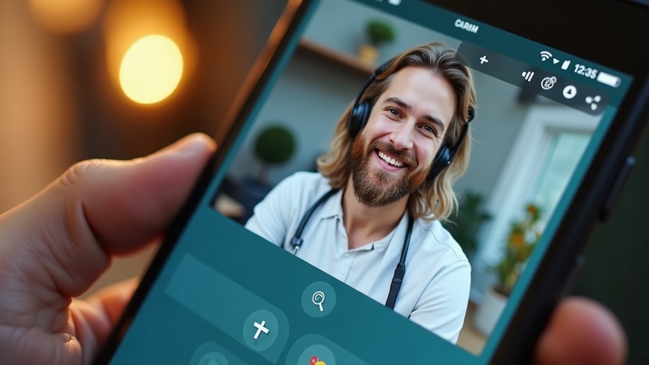 Tela de smartphone mostrando uma conversa engajada dentro de um fórum de comunidade online de nicho