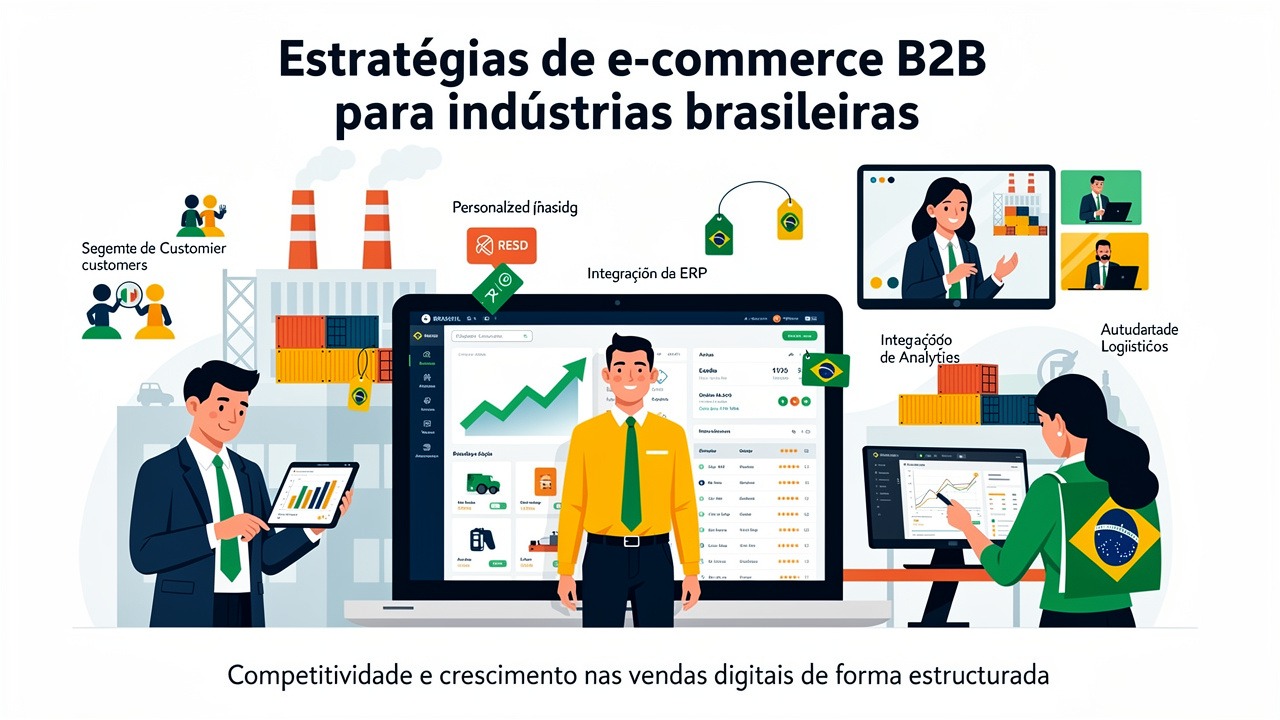Reestruturei o canal B2B da minha indústria e as vendas online cresceram em um trimestre