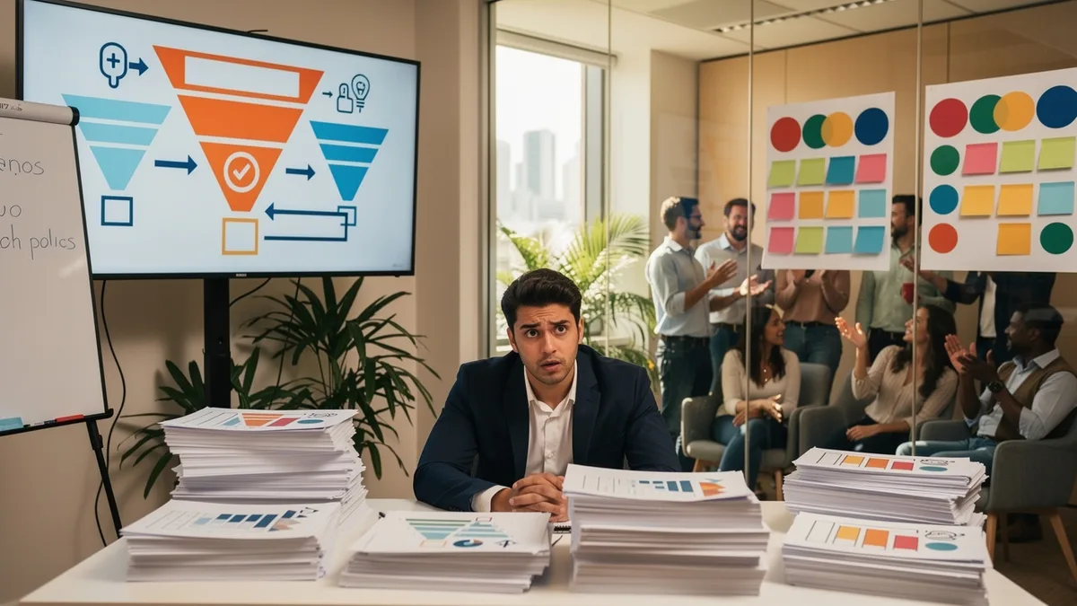 Você repete o funil antes de entender o cliente e chama de processo