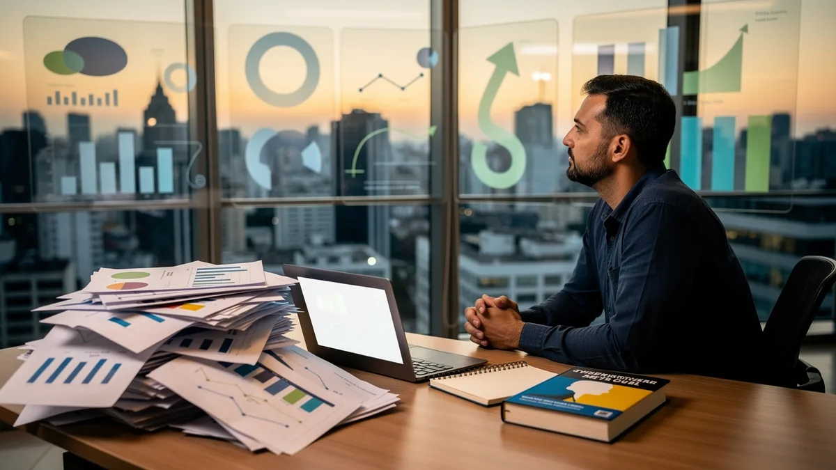 Pare de copiar dados e comece a pensar em 2026 com Drucker como guia