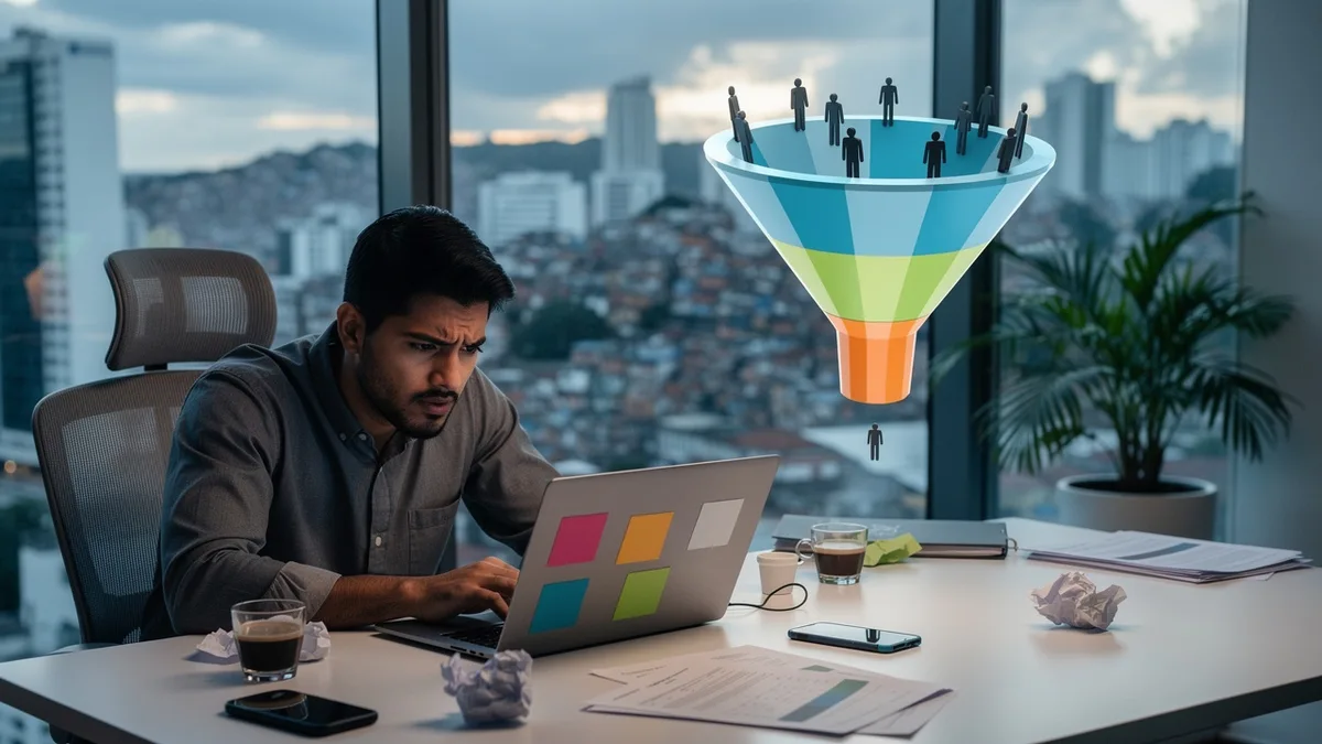 Implementei o funil no primeiro dia e perdi o cliente em 30 dias, aqui está o porquê