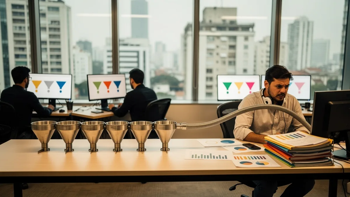 Funil de vendas igual para todos deixa agência refém de expertise única