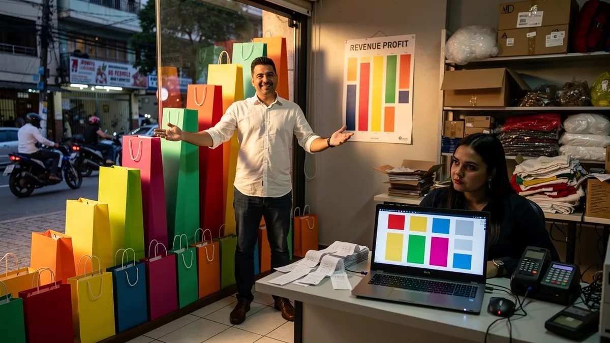 80% dos lojistas confundem crescimento com vendas, e a margem paga o preço
