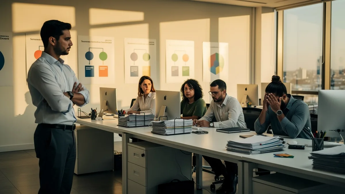 Trocar pessoas sem ajustar processos drena energia da equipe em 3 semanas