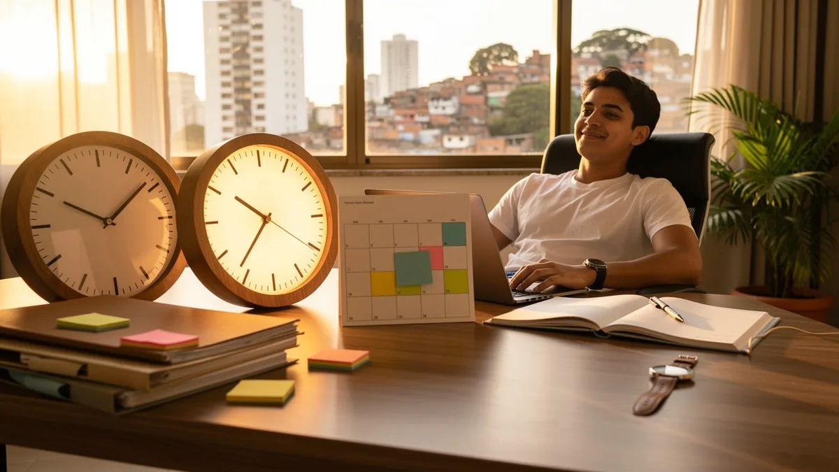 Reavaliei minhas metas mensais e ganhei 12 horas semanais de produtividade
