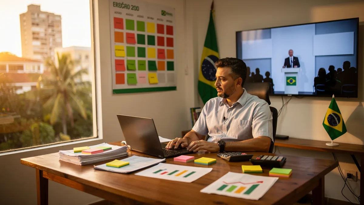 Reorganizei a gestão financeira antes das eleições 2026 e mantive a margem