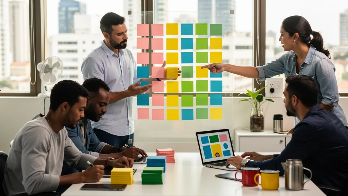 Reorganize a equipe em blocos de tarefa para reduzir tempo de resposta