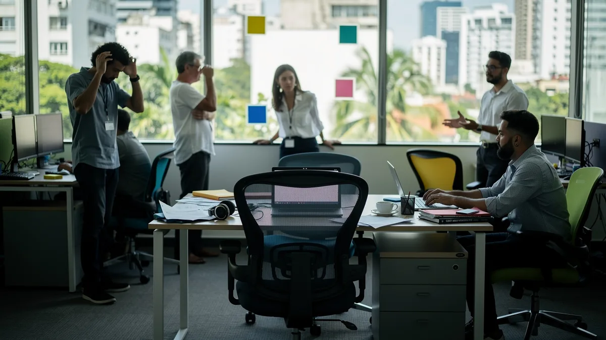 Evite o colapso interno quando um profissional essencial sai da agência