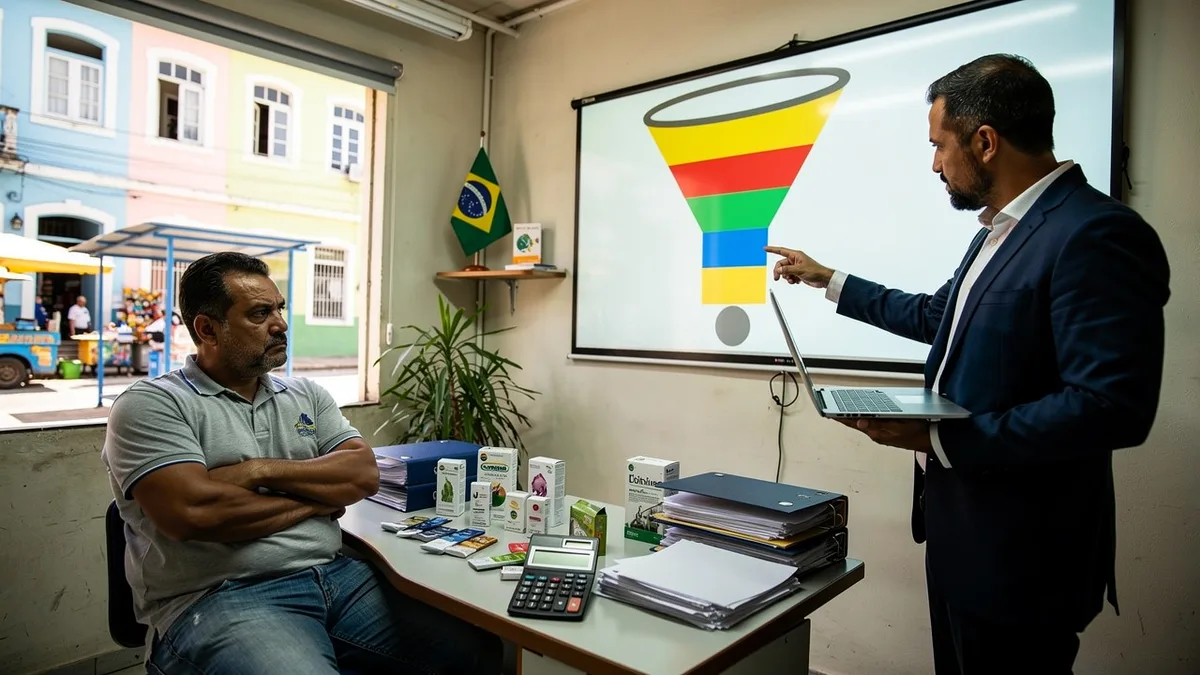 Vender funil antes de entender o negócio é vender cegamente, e isso custa caro