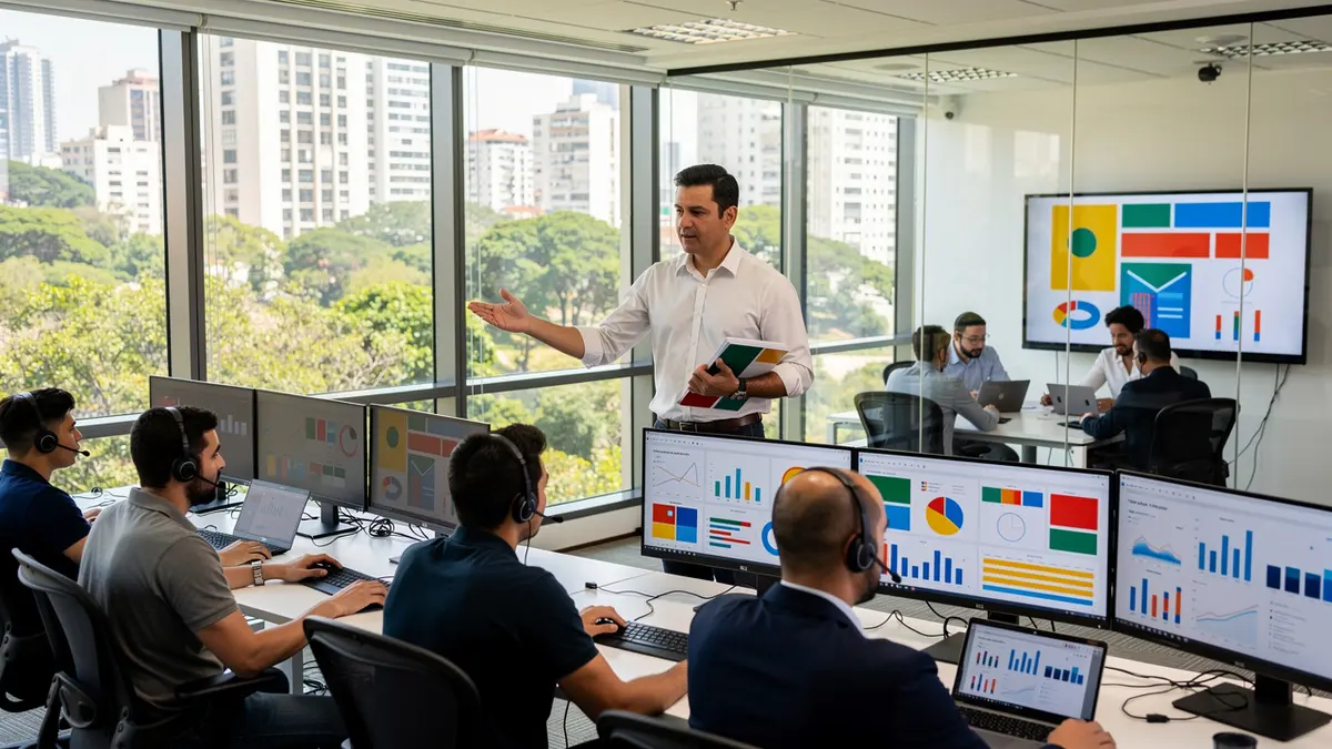 Transformei minha equipe de operadores em analistas em 90 dias com Drucker