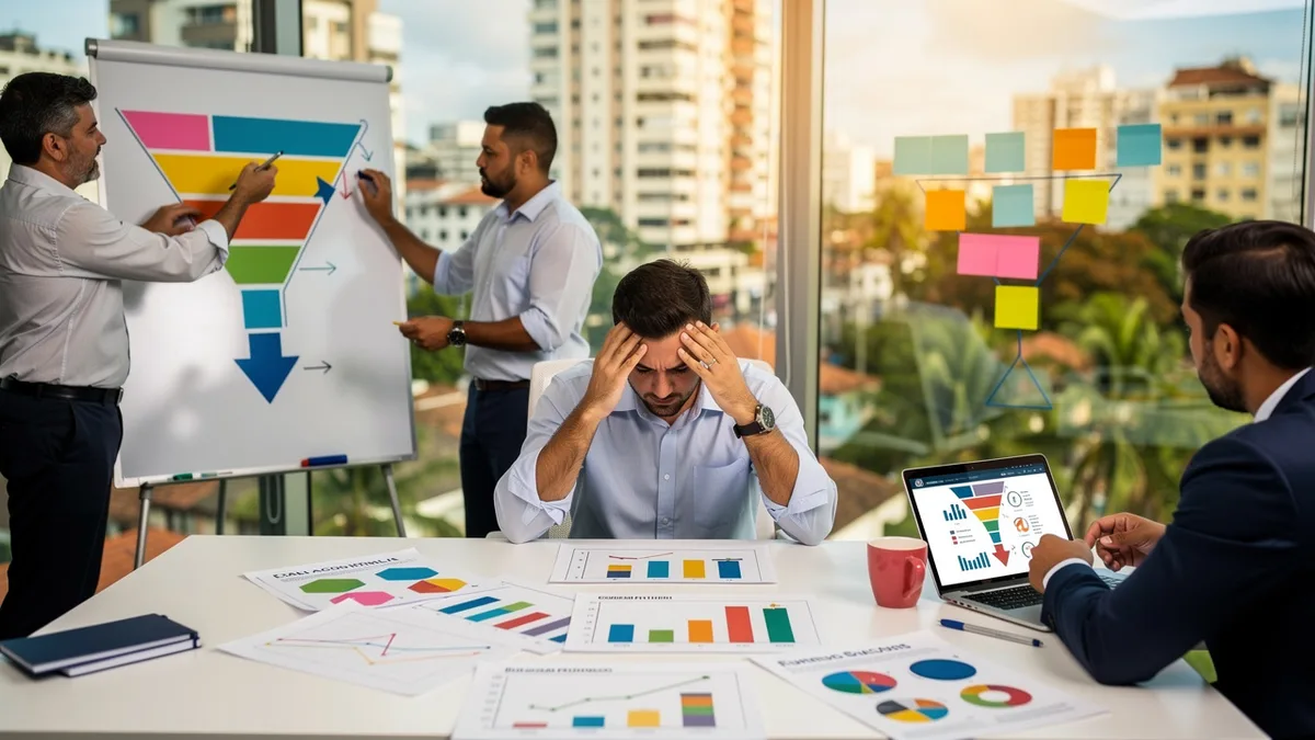 6 erros ao implementar funil sem análise de negócio do cliente primeiro