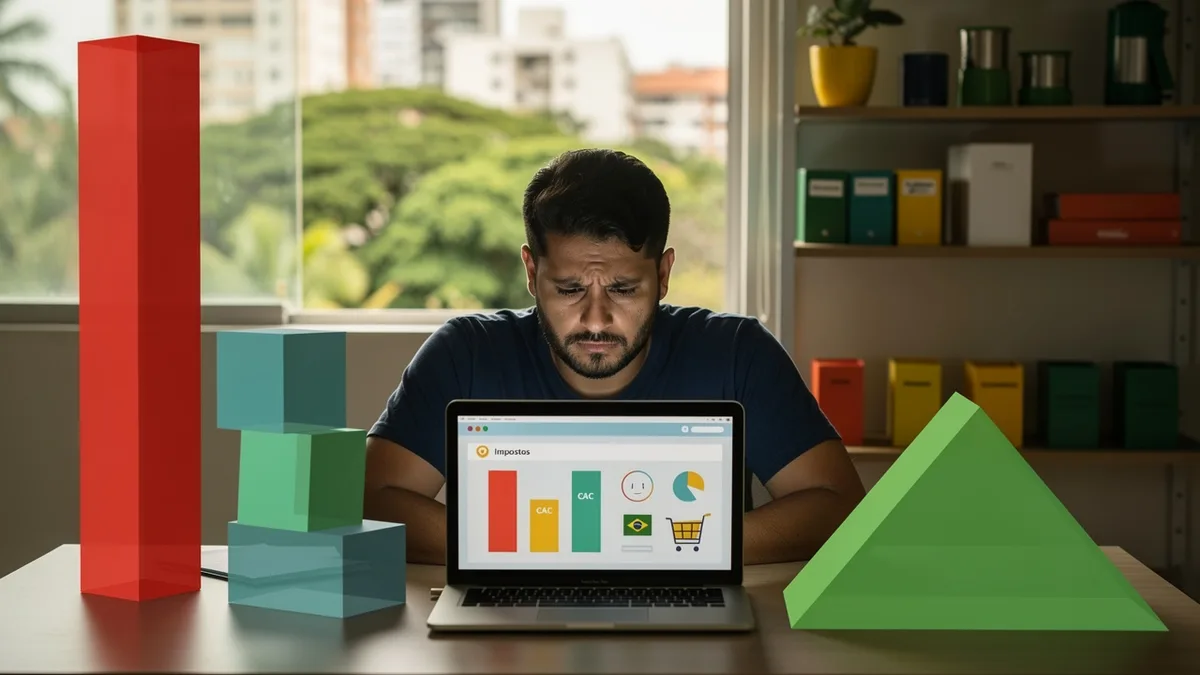 Impostos, CAC e comissão. Onde sua vantagem competitiva some no e-commerce