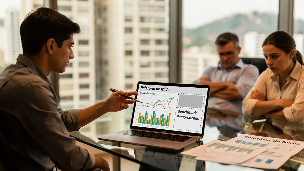 Relatórios de mídia sem benchmark personalizado não convencem novos clientes