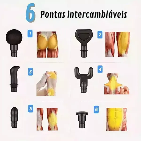 pistola massageadora para fascite plantar 2