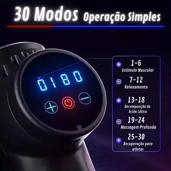 pistola massageadora para fascite plantar 3