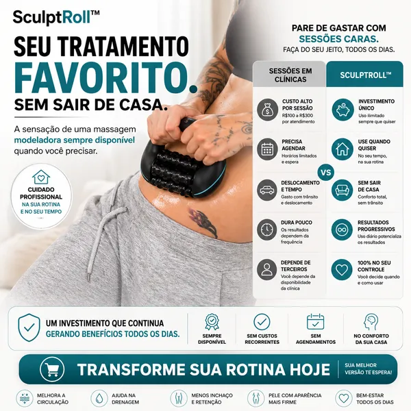 SculptRoll™ - Massageador Para Lipedema e Celulite 1