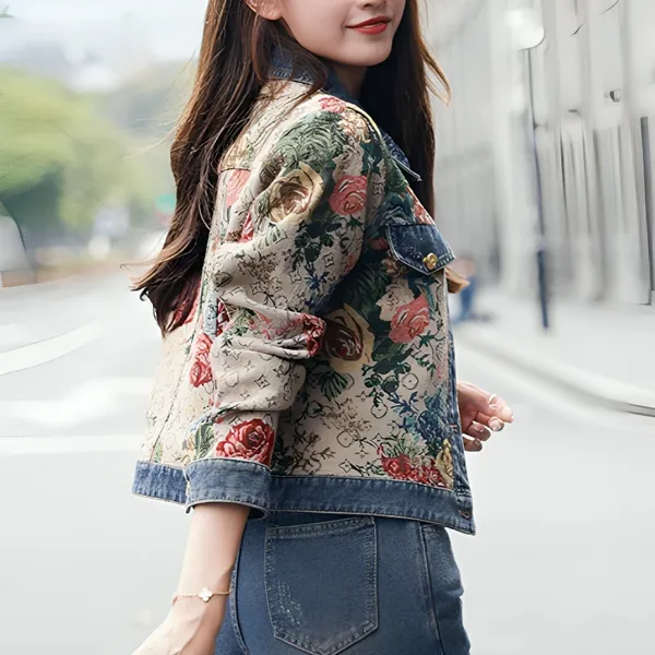 Fiora Denim Jacket back view