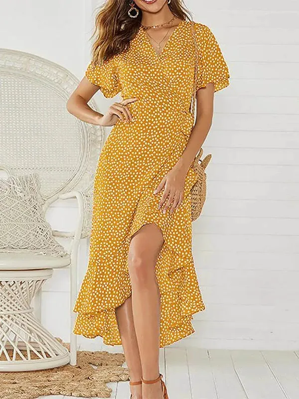Valeria Floral Dress worn styled look
