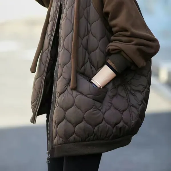Edena Jacket fleece sleeve detail
