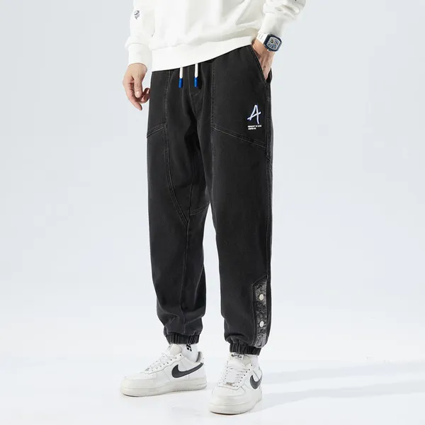 Asphalt Denim Joggers styling look