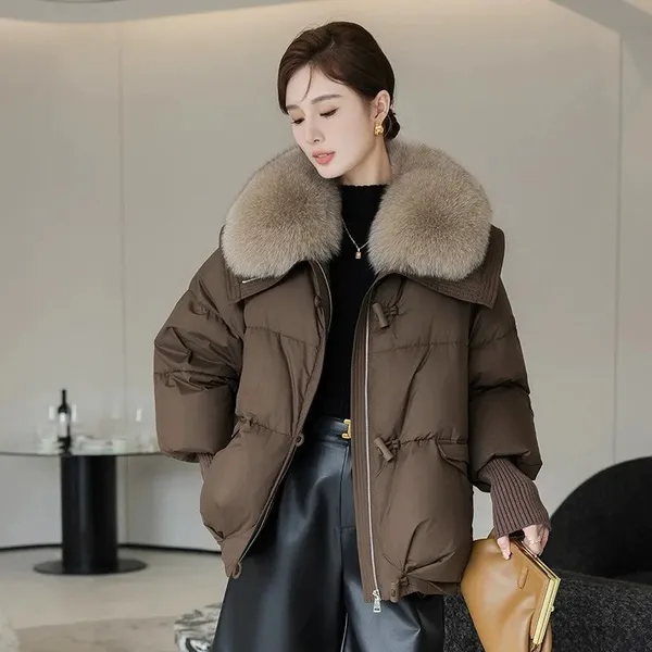 Eleen Parka Jacket side and back view