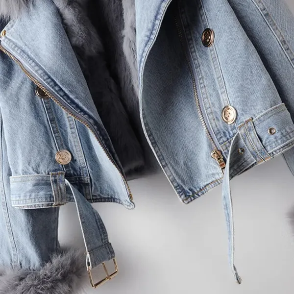 Ava Denim Jacket worn styled with casual outfit
