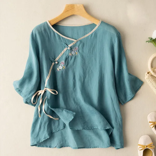 Amara Linen Shirt styled outfit