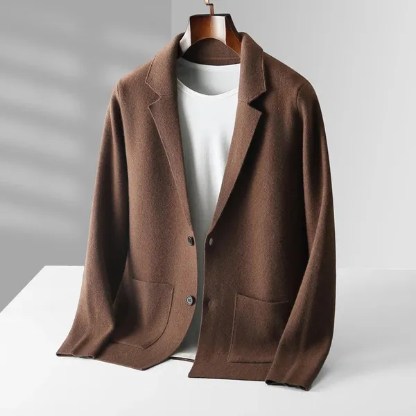 Mica Wool Cardigan worn casually