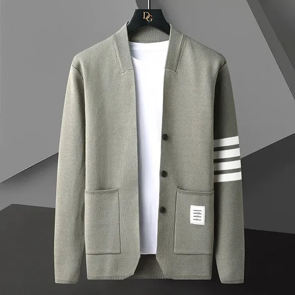 Veneto Stripe Cardigan detail view