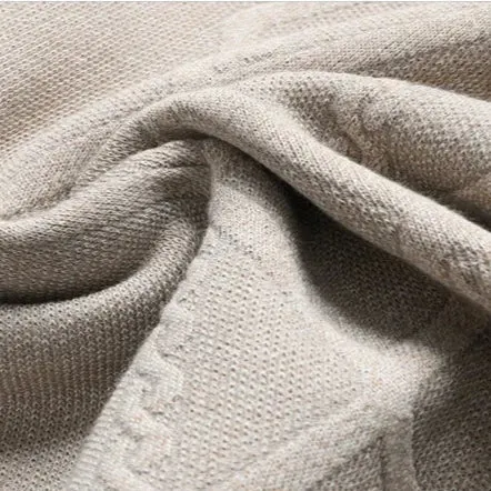 Marvin Sweater diamond knit texture detail close-up