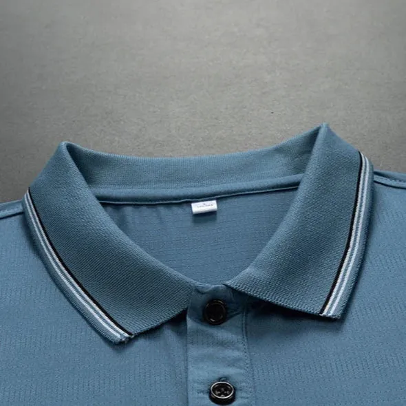 Svaski Polo Shirt fabric and collar detail