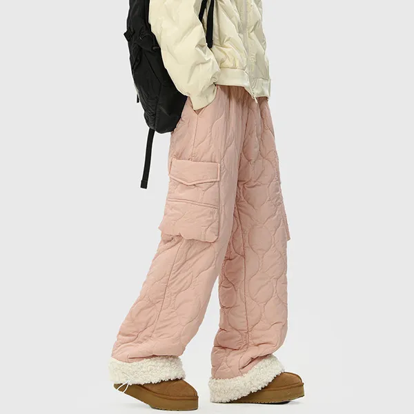 Felita Quilted Pants close-up quilted texture