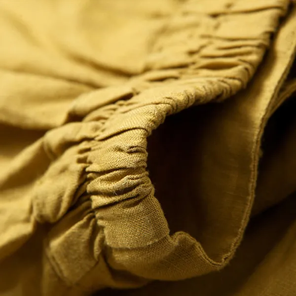 Calça Bellamy caimento lateral perna larga