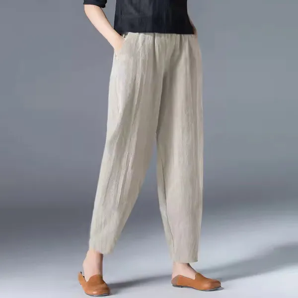 Brelo Lightweight Tapered Ankle Pants front view