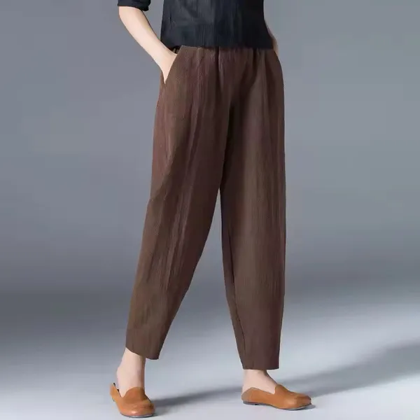 Brelo tapered ankle pants side profile