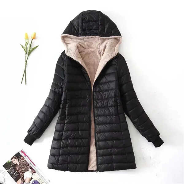 Zoe Puffer Jacket side detail