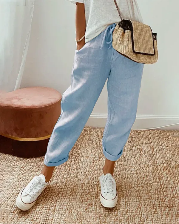 Marina pants back detail view