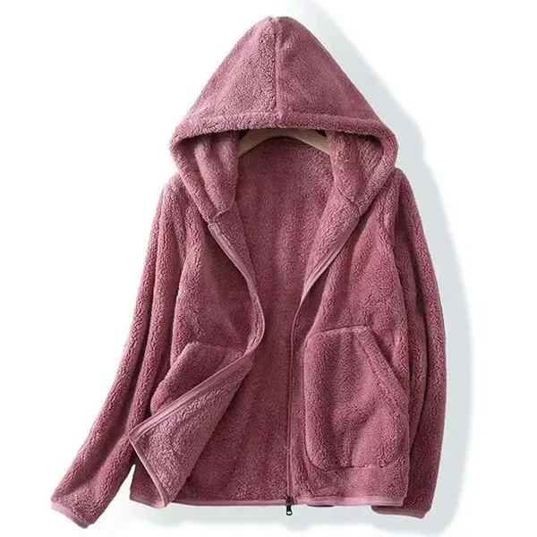 Ezra Fleece Jacket detail and hood