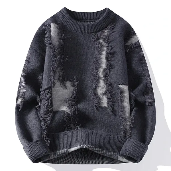 Clarc Sweater – detail shot of ribbed cuff and hem