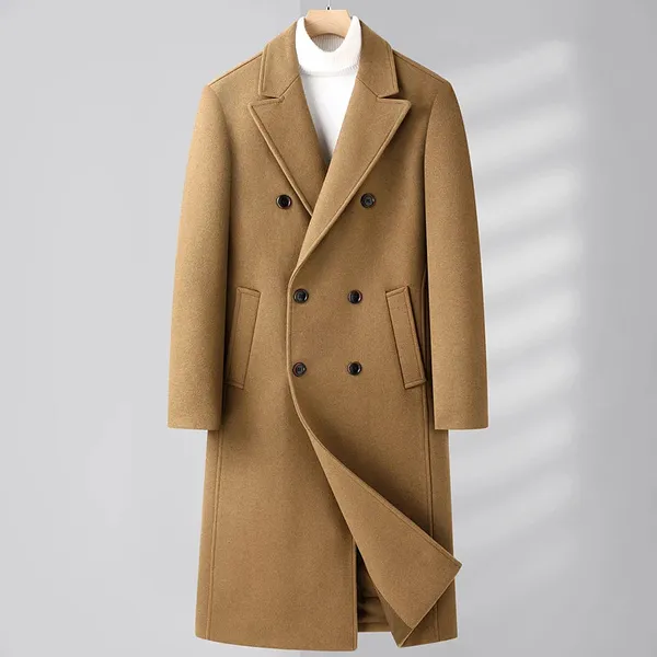 Men's Cashmere Overcoat front view