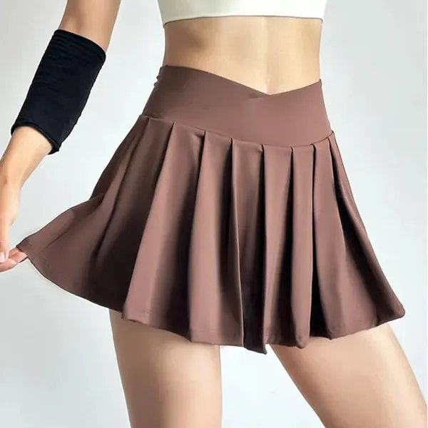 Vani Pleated Skort side detail
